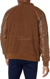 Chaqueta Varsity Personalizada para Hombre, Chaqueta de Béisbol Universitaria Vintage, Chaquetas Bomber al por Mayor para Hombre con Mangas de Cuero y Lana - Product Image 2