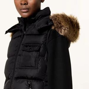 Chaleco Acolchado Personalizado para Mujer, Chaqueta sin Mangas con Capucha para Invierno, con Logotipo Personalizado, Cierre de Cremallera de Nailon Impermeable - Product Image 5