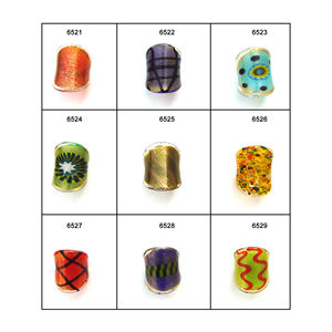 Attractive Big Size Gold Foil <b>Crystal</b> Glass Ring <b>Beads</b> Mix Color High Quality Jewelry Making Unique Style <b>Bracelet</b> Making - Product Image 1