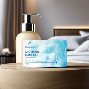 OEM personalizable hecho a mano de fábrica aromático Bliss Ocean Bloom jabón natural forma de fruta cubo - Product Image 6