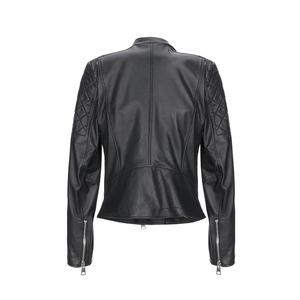 2025 fait sur mesure de haute qualité tricoté femmes veste en cuir coupe-vent et respirant usine en gros OEM Service - Product Image 5