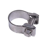 Collier de serrage pour tuyau d'échappement en acier de 24 mm – Composant essentiel pour un ajustement sécurisé et une durabilité accrue – Applications automobiles et industrielles