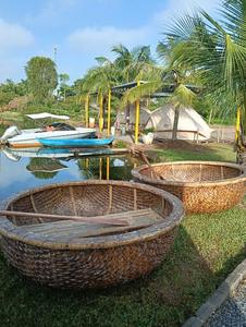 Style séché en bambou de haute qualité et motif rond pour l'aviron et la pêche faits à la main au Viet Nam - Product Image 3