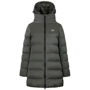 Marca personalizada para mujer, clima frío, Burbuja de invierno, chaquetas acolchadas de talla grande para mujer con capucha