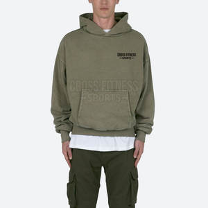 Sudadera con capucha de lavado ácido para hombre de calidad superior de último diseño de ajuste regular Sudadera con capucha de lavado ácido de diferentes colores personalizada al mejor precio - Product Image 1