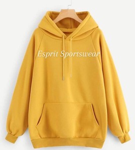 OEM Custom Logo High Quality 100% Cotton Stylish Streetwear Men's Winter Full sleeves Hoodies Plus Size Essential Hot <b>Sale</b> - Product Image 4