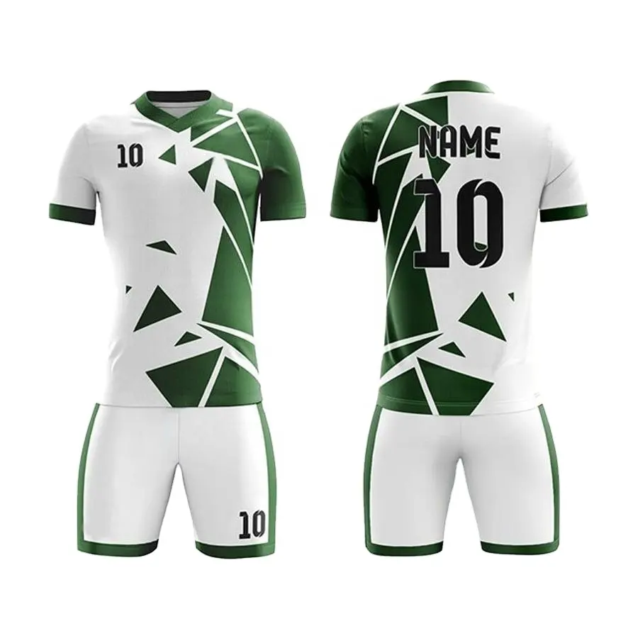 New arrivals Wear And Adults cheap polyester 202 high quality sublimation plain soccer uniform Set