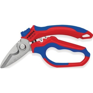 Ciseaux d'électricien/artisan KNIPEX 160 mm avec poignées multi-composants pour une utilisation en cuisine - Product Image 1