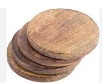 Posavasos de madera de mango hecho a mano clásico, recién llegado, diseño elegante, alfombrillas y almohadillas de madera para uso doméstico - Product Image 6