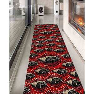 Alfombra de terciopelo de lujo con diseño de ojo de terror, alfombra fantástica, alfombra estampada - Product Image 5