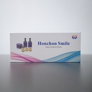 Vetro dentale in ceramica Honchon sorriso, vetro dentale materiale ceramico per Cadcam sistema di vetro disilicato di litio - Product Image 5