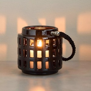 Linterna de aluminio para tumbas con motivo de hojas, colores personalizados, decoración interior y exterior para el hogar y el jardín, diseño clásico relámpago - Product Image 1