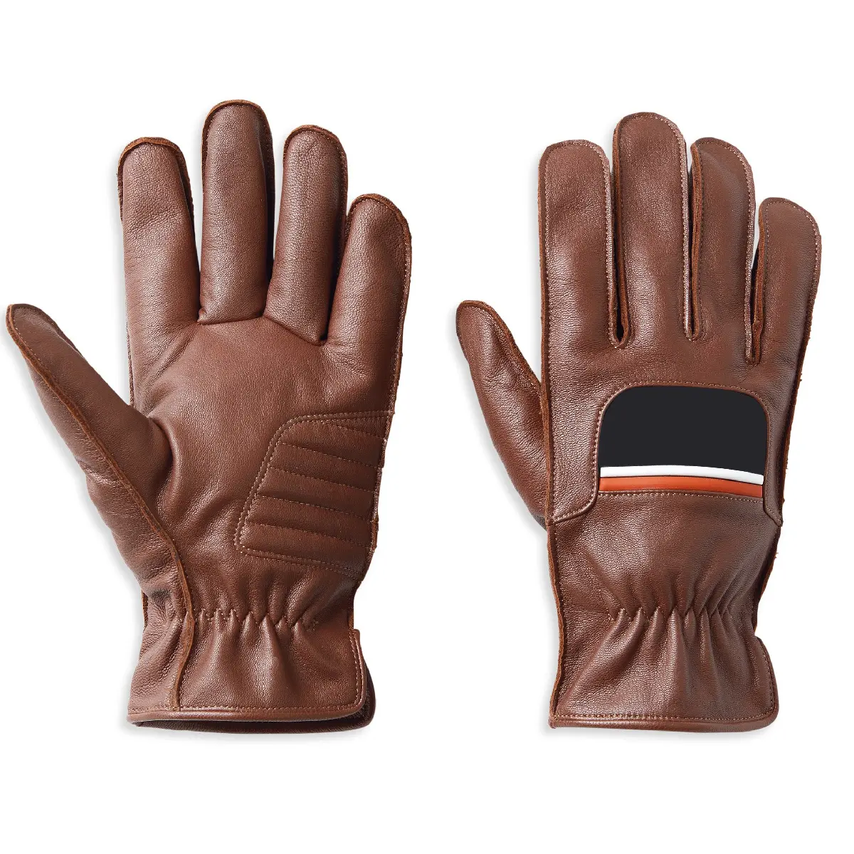 High quality Goat Leather Winter Gloves Latest Fashion Soft Brown Leather Gloves for Men