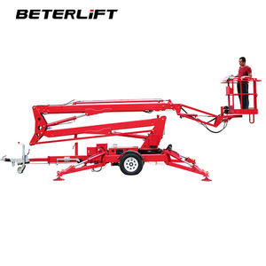 Constructiehoogwerker 10m 18m Telescopische Boomhoogwerker Aanhangwagen Hoogwerker Hoogwerkerplatform met CE-goedkeuring - Product Image 6