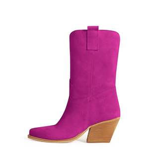 Molly Purple Texan Elegante und stilvolle Schuh kollektion Exquisites Stiefel design - Product Image 2