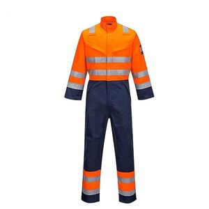 Combinaisons de travail de sécurité anti-allergie certifiées Oeko-Tex en coton ignifuge FR personnalisées, vêtements de travail réfléchissants pour mécaniciens - Product Image 2