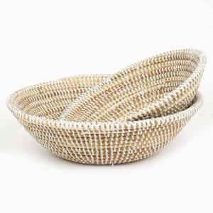 Wholesale cost <b>seagrass</b> bowl set kitchen storage accessories highest quality sea grass <b>basket</b> - Product Image 1