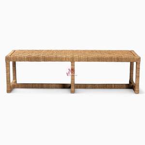 Banc en jonc de mer tissé pour la décoration de la maison au design minimaliste fabriqué au Vietnam en gros - Product Image 1