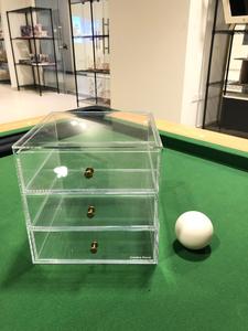 1 Level Modern Eco-friendly Acrylic <b>Drawer</b> Storage Case for <b>Organizing</b> Makeup Office Supplies Clear Container for Home Office - Product Image 6