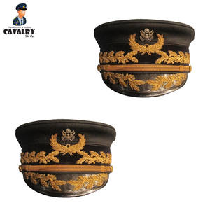 CAVALRY SKT COMPANY Gorros de oficial de talla grande hechos a mano de la más alta calidad, el mejor producto premium clásico, gorras de oficial para hombre - Product Image 3