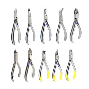 10 Piezas de Alicates para Doblar Alambres de Ortodoncia, Alicates Dentales de Alta Calidad para Dar Forma a Arcos de Brackets y Aplicaciones Quirúrgicas de Ortodoncia - Product Image 1