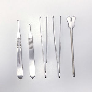 ANAAIF Caja de Acero Inoxidable Autoclavable con 11 Instrumentos Quirúrgicos Alicates Tijera Fórceps Sonda Bisturí para Cirugía de Mano - Product Image 6