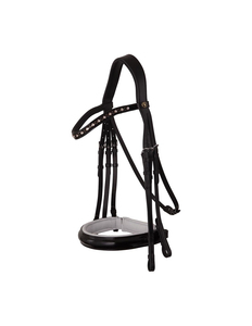 Bridon pour cheval en cuir italien de haute qualité avec boucles en acier inoxydable, produits équestres haut de gamme, service OEM bienvenu - Product Image 4