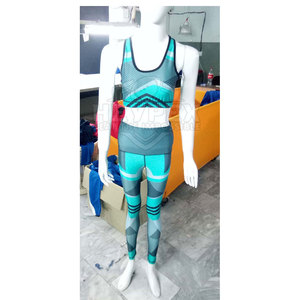 ชุดเล่นโยคะสำหรับผู้หญิงชุดออกกำลังกายเล่นกีฬาชุดออกกำลังกายพิมพ์ลายออกแบบได้ตามต้องการ - Product Image 5