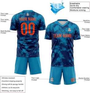 Nouveau Vente en gros OEM Polyester respirant évacuant la sueur Vêtements de football Vêtements de sport Maillot de football Sublimation Hommes - Product Image 6