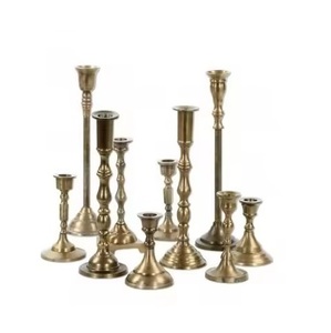 Bougie en métal élégant perlé de cristal représente la décoration intérieure et les événements durables, élégants et parfaits pour les acheteurs en gros en vrac - Product Image 3