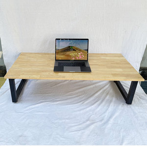 120x60cm Low-Sitting <b>Desk</b> with <b>Foldable</b> Legs Rubber Wood Feature <b>Foldable</b>-Model SPD68006 - Product Image 3