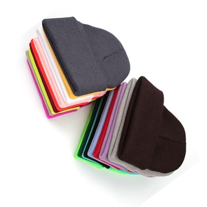 2025 alta calidad personalizable bambú-tejido arte mujeres Cola de Caballo Beanie cálido invierno rayas sombrero de punto - Product Image 6