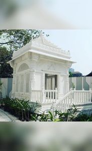 Templo de mármol blanco grande de calidad superior, trabajo tallado, esculturas de piedra exclusivas para grandes proyectos - Product Image 2