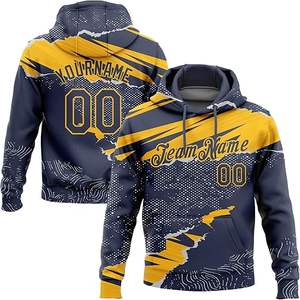 Pull à capuche de baseball en dentelle pour hommes bon marché 100% coton anti-rides coupe ample broderie de haute qualité polaire d'hiver - Product Image 2