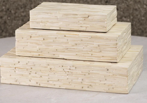 Caja de pañuelos y joyería con incrustaciones de hueso Natural de madera hecha a mano personalizada para collar, pulsera, anillo, colgante - Product Image 5