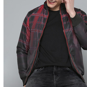 Hot Selling Wholesale Latest Designer <b>Men's</b> Plain Rib Collar Baseball Bomber <b>Jacket</b> Softshell Parka <b>Jacket</b> Stylish Bomber <b>Jacket</b> - Product Image 6