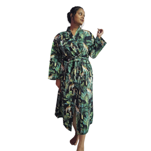 เสื้อคลุมอาบน้ำผู้หญิง น้ำหนักเบา สวมใส่สบาย เหมาะสำหรับอาบน้ำ สปา และใส่พักผ่อน ราคาสุดคุ้ม - Product Image 2