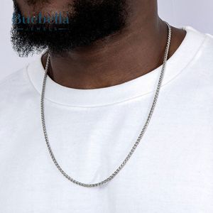 Offre Spéciale argent 925 plaqué or blanc 14 carats 3mm Franco chaîne tour de cou ensemble pour hommes colliers de qualité supérieure - Product Image 2