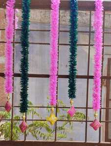 Handcrafted Shubh Labh Jasmine Strings Indian Celebrations Mehndi and Haldi Decor Diwali Delights House Warming Gift - Product Image 6