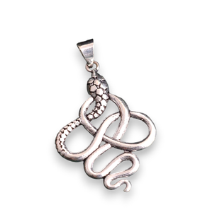 2026 Latest Design Gothic <b>Snake</b> Pendant Vintage Brass Pendant Women Silver Plated Gothic <b>Snake</b> Charm Wholesale/OEM/ODM - Product Image 2