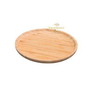 Plateau en bambou naturel, plateau de service durable pour aliments, boissons et café - Product Image 6
