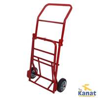 Carrito de Carga Plegable de Metal para Exteriores Kanat Dis Ticaret, Capacidad de 60 kg, Diseño Ligero de Dos Ruedas, Portátil y Duradero