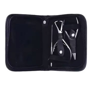 Kit de pinces professionnelles pour extensions de cheveux, fabrication en usine, prix de gros, acier inoxydable, haute qualité, logo personnalisé, réutilisable - Product Image 2