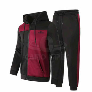 Chándal con cremallera de patrón sólido para adultos superventas, manga larga y cuello con capucha, diseño de moda de invierno transpirable - Product Image 2