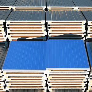 Panel Sándwich EPS PREXS para Paredes Internas, Revestimiento Metálico, Ecológico, Ligero, Bajo Costo, Solución de Instalación Rápida para Construcción Civil Prefabricada - Product Image 3