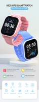 Maxtop Locator Sports Fitness Tracker Bracelet Touch Phone Call Games Montre intelligente pour enfants