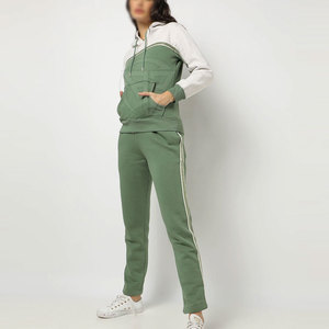Survêtement pour femmes grande taille, décontracté, à capuche, écologique, uni, léger, confortable, vente en gros - Product Image 1