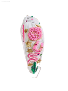 Diademas con Cuentas, Modernas y Elegantes, Diseños Divertidos, Bonitos Adornos para el Cabello, Accesorios, Diademas de Tela con Cuentas de Vidrio y Estilo Anudado - Product Image 6