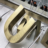 Enseigne rétroéclairée électroplaquée finition miroir du fabricant d'origine, logo de l'entreprise, enseigne LED avec nom de l'entreprise