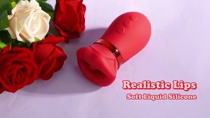 Vibrador 4 en 1 para Lamer y Chupar la Lengua, Cunnilingus, Succión de Senos para un Orgasmo Instantáneo, Juguetes Sexuales para <span class=keywords><strong>Mujeres</strong></span> - Product Image 6